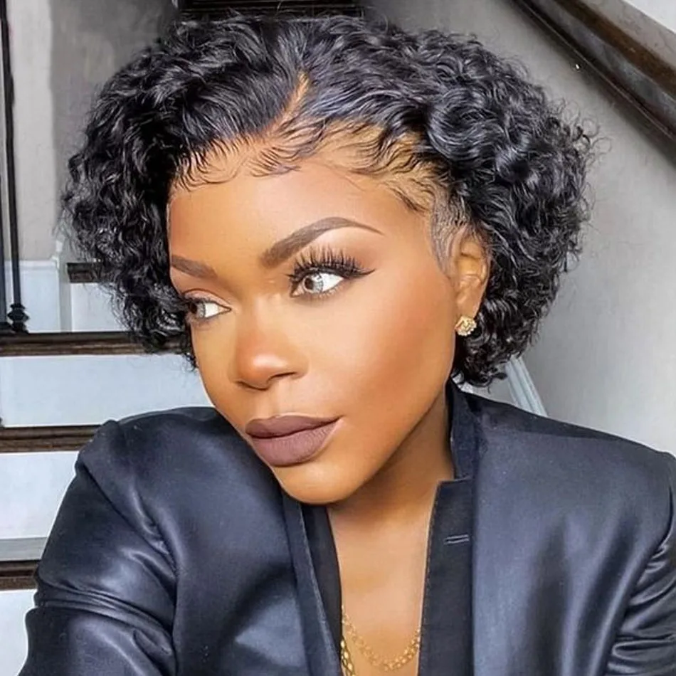 99j Бразильский Парик Из Человеческих Волос С Волнистой Текстурой Короткие