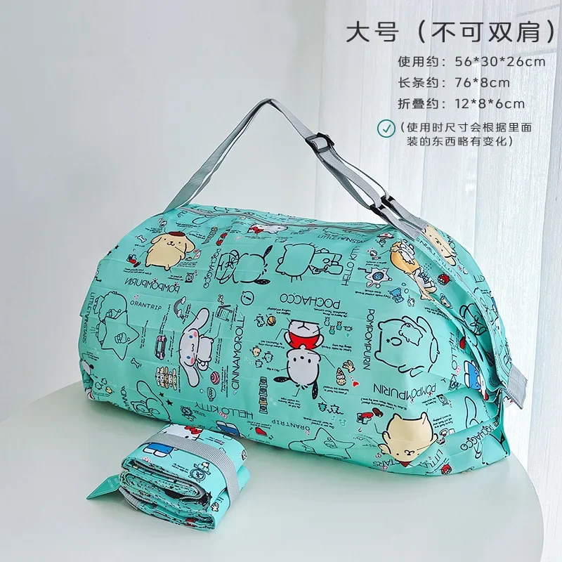 Sanrio hello kitty с застежкой милая экологически чистая сумка для хранения дорожная