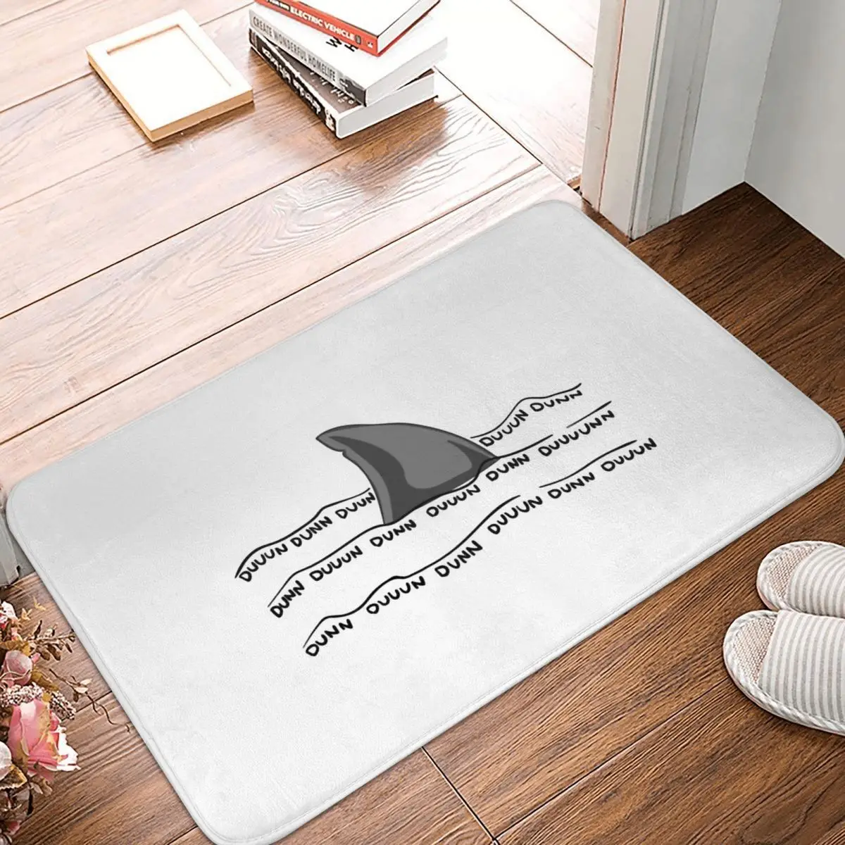 

Забавный крутой коврик для ванной комнаты с животными, забавная Акула, мелодия, Придверный коврик, ковер для гостиной, уличный коврик, домаш...