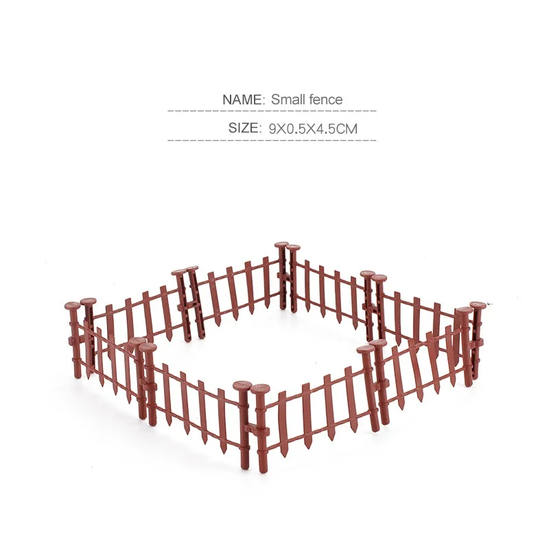 Имитация забора 10 шт./компл. декоративная модель игрушки для изготовления Diy