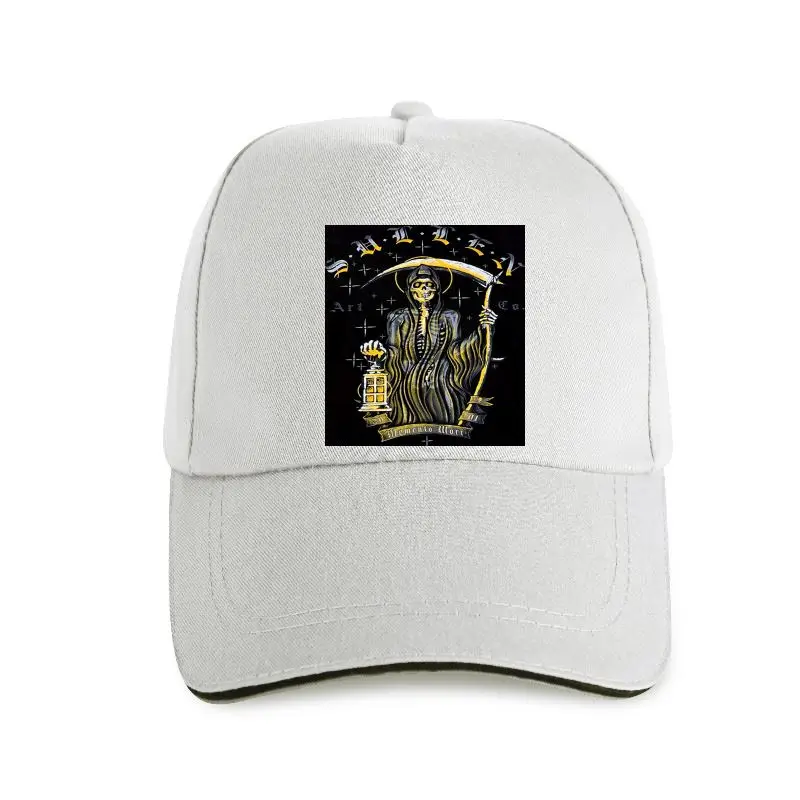 

new cap hat Sullen Men's Memento Mori Baseball Cap Black Halloween Series Clothin