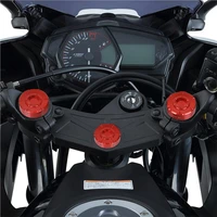 motorcycle accessories yzf r3 r25 front fork cover center cap for yamaha yzf r3 yzfr3 2015 2018 yzf r25 yzfr25 2014 2018