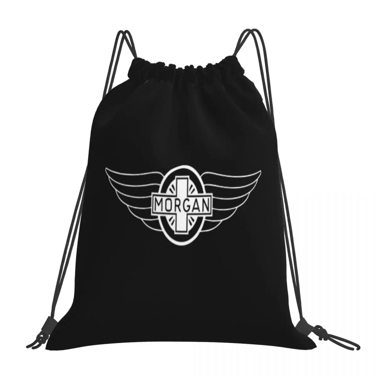 

Morgan Car Logo Drawstring Bags Backpacks Pouch Bag Cloth Bags Woman Backpack Draw String Bags