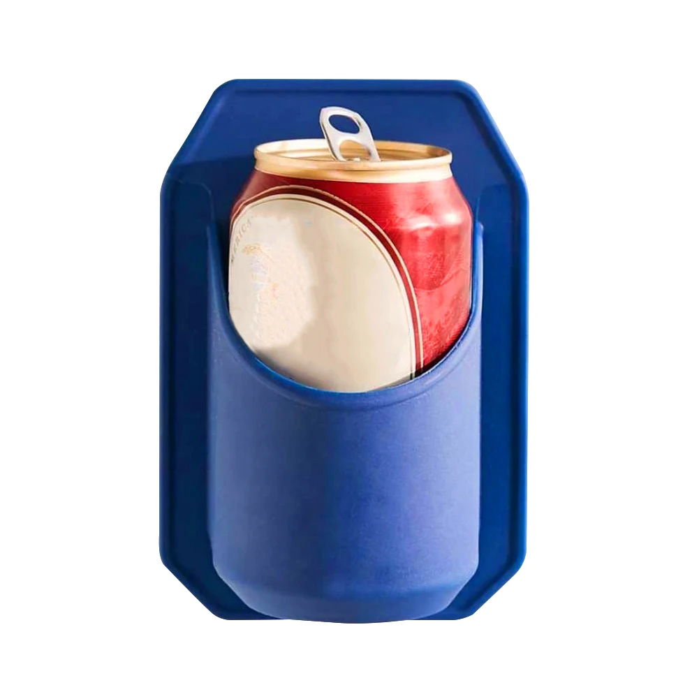 

Wall Mounted Bathroom Wine Beer Rack Portable Shower Drink Cup Holder Organizer