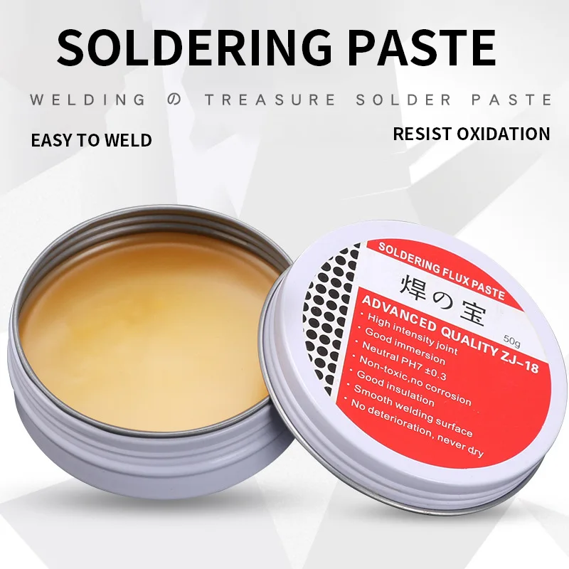 

Oil Weld Grease Welding Electrical Welding Tin Cream Based Paste Solder Flux Tools 50g Gel Paste Rosin Flux For