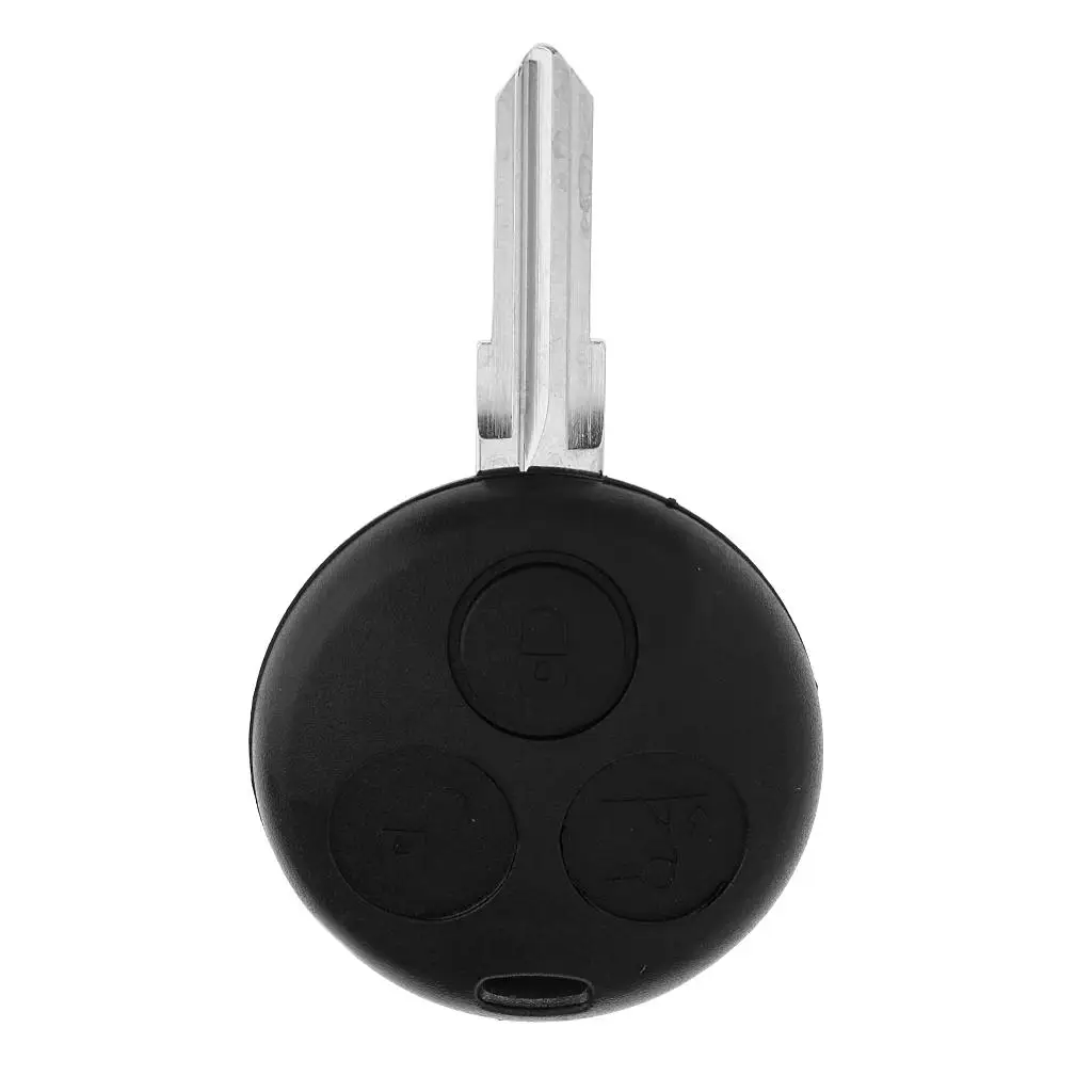 

3 Buttons 433MHz Remote Key Fob Case with Blank Blade for Smart City Roadster