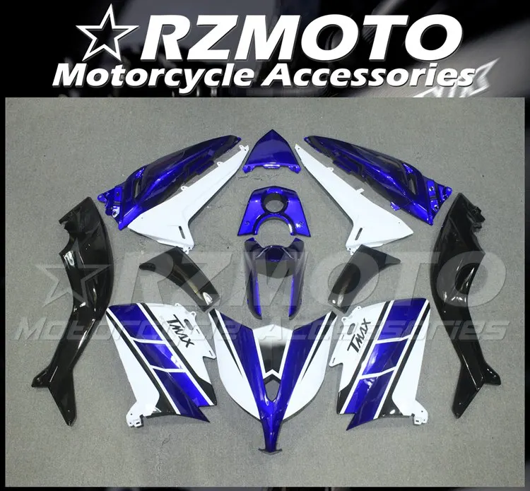 

New ABS Motorcycle Fairing Kits Fit For Yamaha TMAX530 Tmax 530 2012 2013 2014 12 13 14 T-MAX tmax530 Custom Blue White