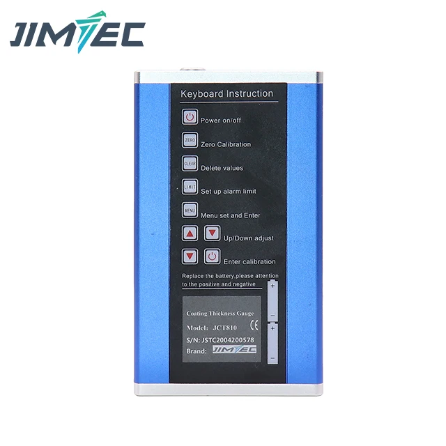 Фото Измеритель толщины лакокрасочного покрытия JMTEC JCT810 DFT №5