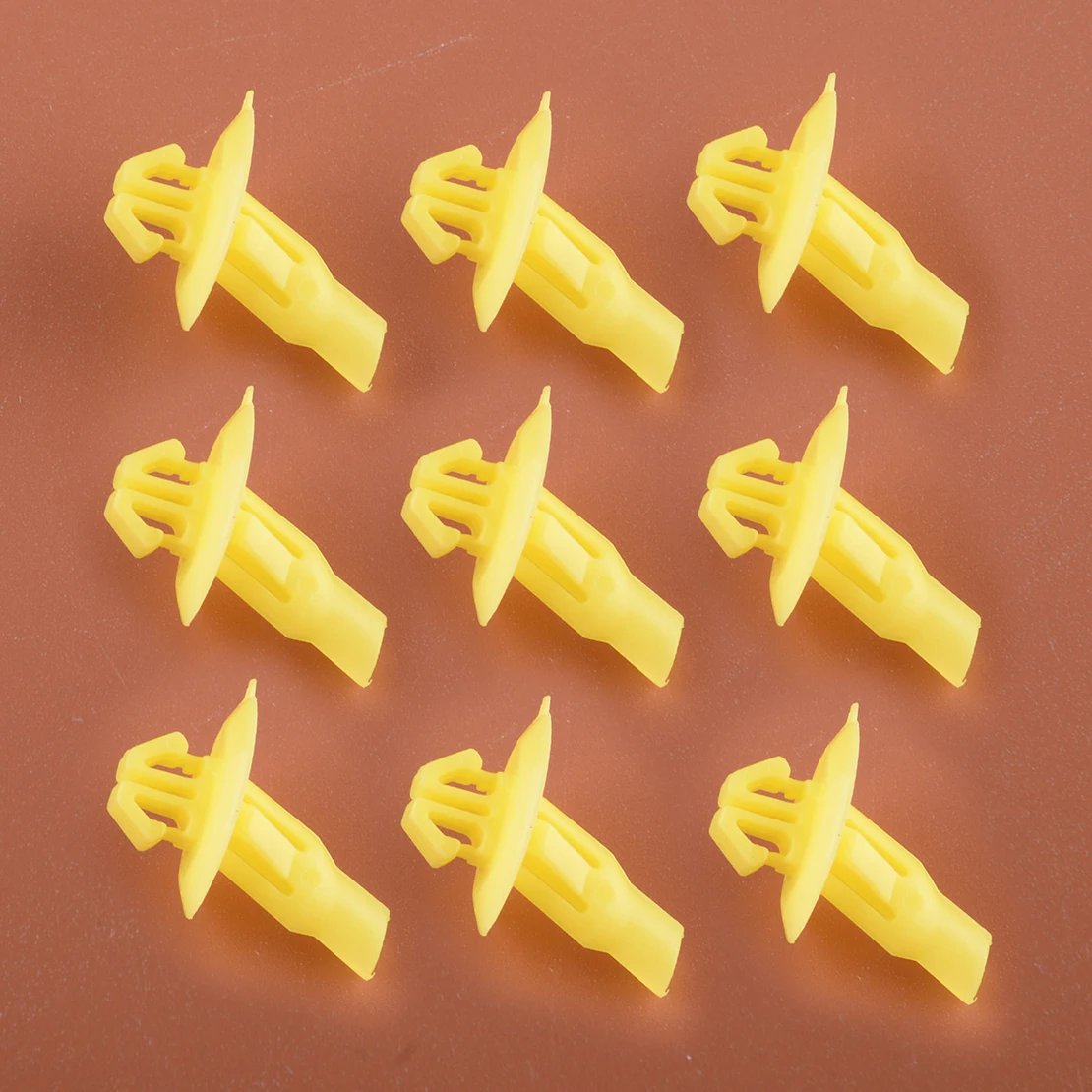 

50 шт., крепежный фиксатор для крыльев автомобиля, желтый нейлон, подходит для Lexus GX470 75394-60060