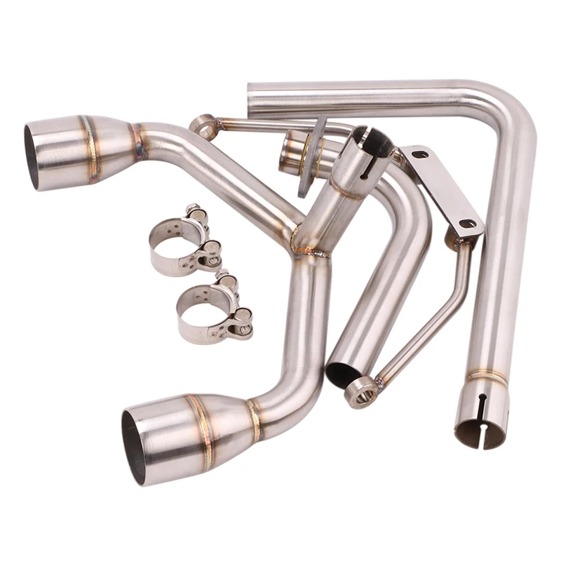 

Для Honda GROM MSX125 MSX 125 SF125 мотоциклетная выхлопная полная система изменения двойное отверстие глушитель мотоцикла 51 мм передняя Соединительная труба