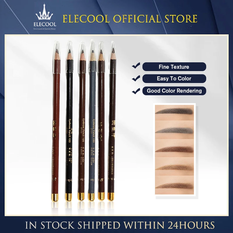 

Eye Brow Pencil Fashion Easy To Color Waterproof Sweatproof Classic Eyebrows Pen Long Lasting Makeup Tools 6 Colors Cosmetics