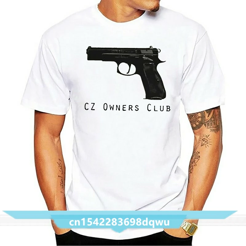 

CZ Owners Club Shirt CZ75 P10 P-07 P-10 CZ-75 P09 CZ-USA FREE SHIPPING fashion t-shirt men cotton brand teeshirt