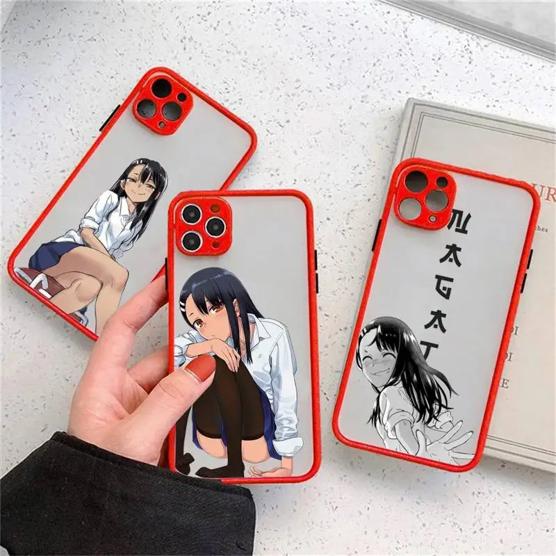 

Nagatoro San japan anime Phone Case matte transparent For iphone 14 11 12 13 plus mini x xs xr pro max cover