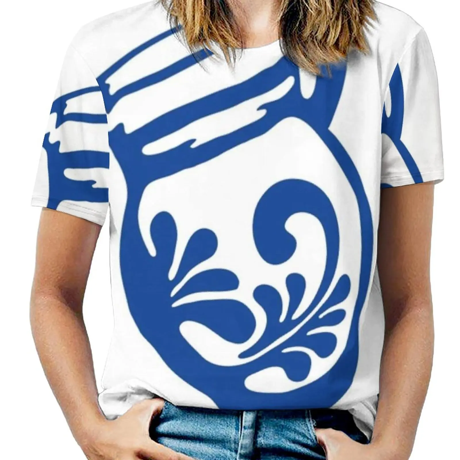 Еловый венок с Bembel Tendril Swing Женские футболки на молнии различных стилей принтом