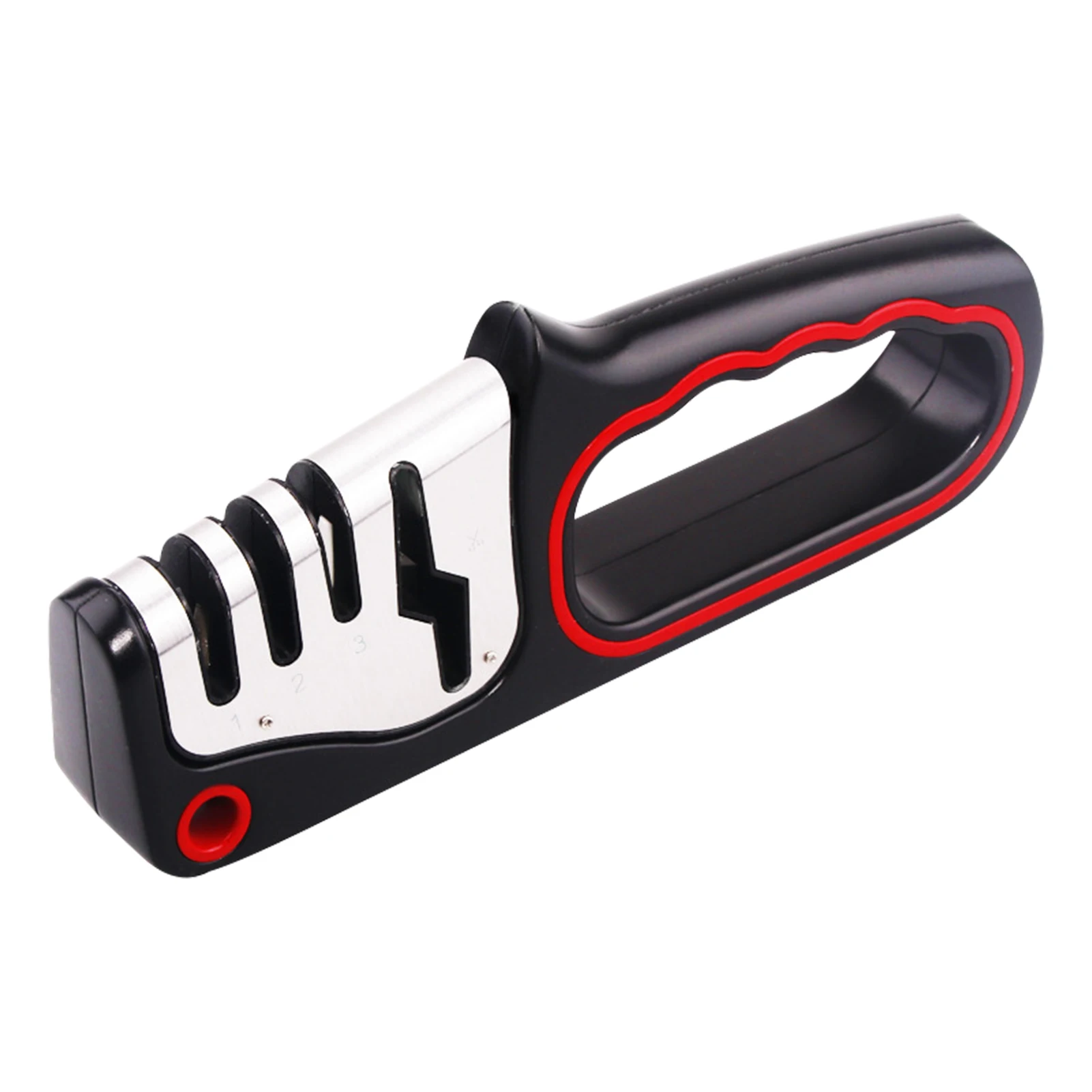 

4-в-1 ручной эргономичный инструмент для заточки ножниц с нескользящей основой