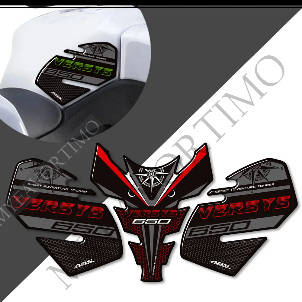 Для Kawasaki Versys 650 LT 650LT мотоцикл приключения топливный бак Pad наклейки протектор
