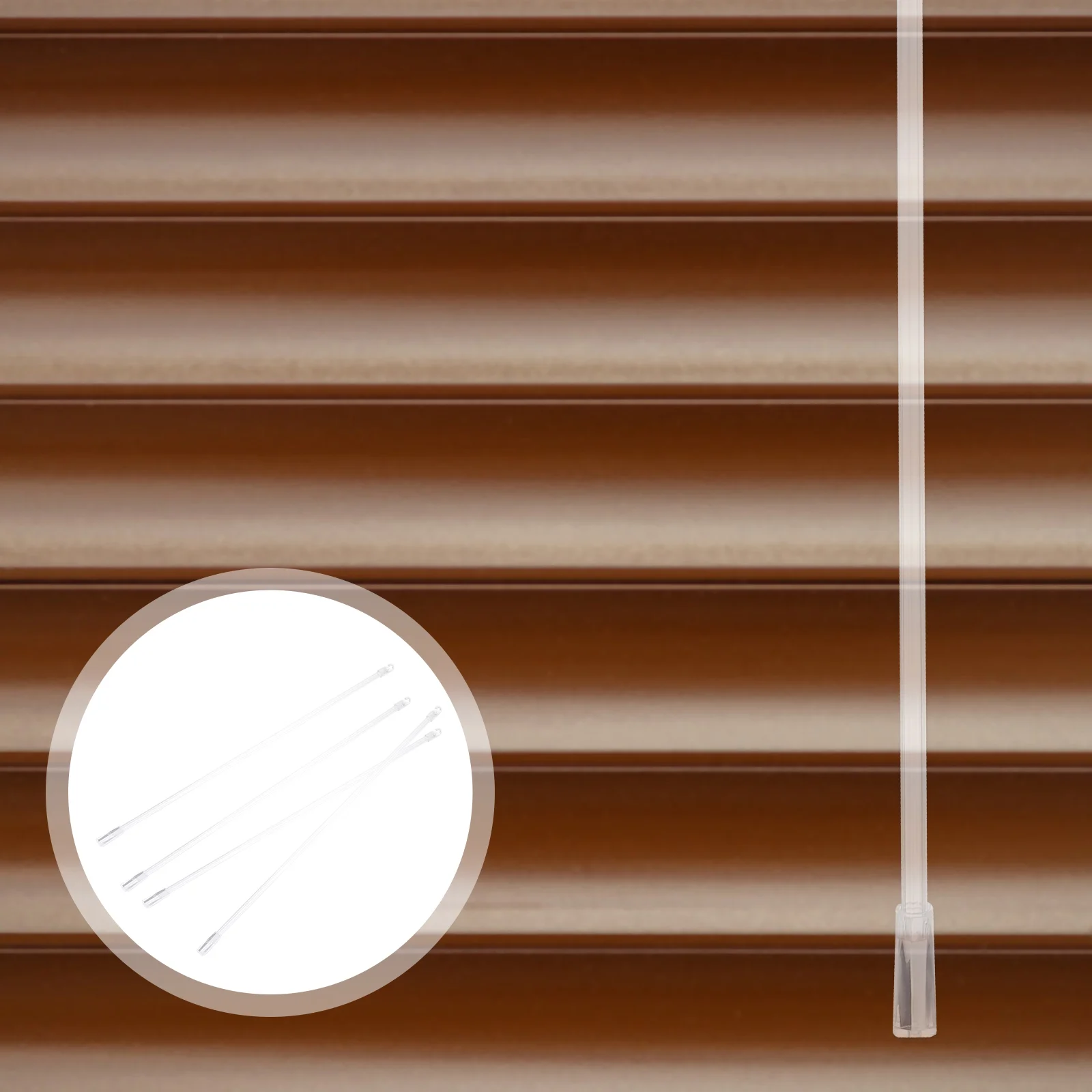 

4pcs Replacement Wand for Blinds Household Blinds Rod Vertical Blinds Replacement Slats Vertical Blinds Replacement Rods