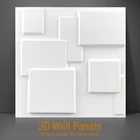 Декоративная 3D настенная панель, 30 см, волнистая, алмазная конструкция, неклеящаяся пластиковая плитка, 3D настенная наклейка для гостиной, ванной, настенная бумага