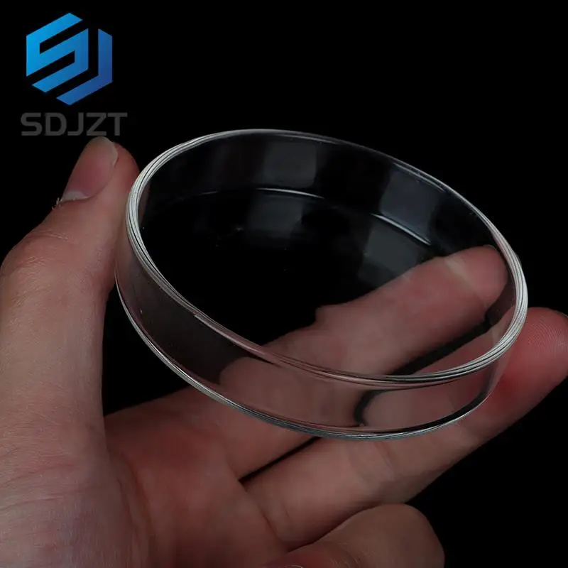 

Прозрачное стекло Петри, стерильная тарелка для выращивания растений, лабораторные принадлежности, круглый контейнер для аквариума, 1 шт.