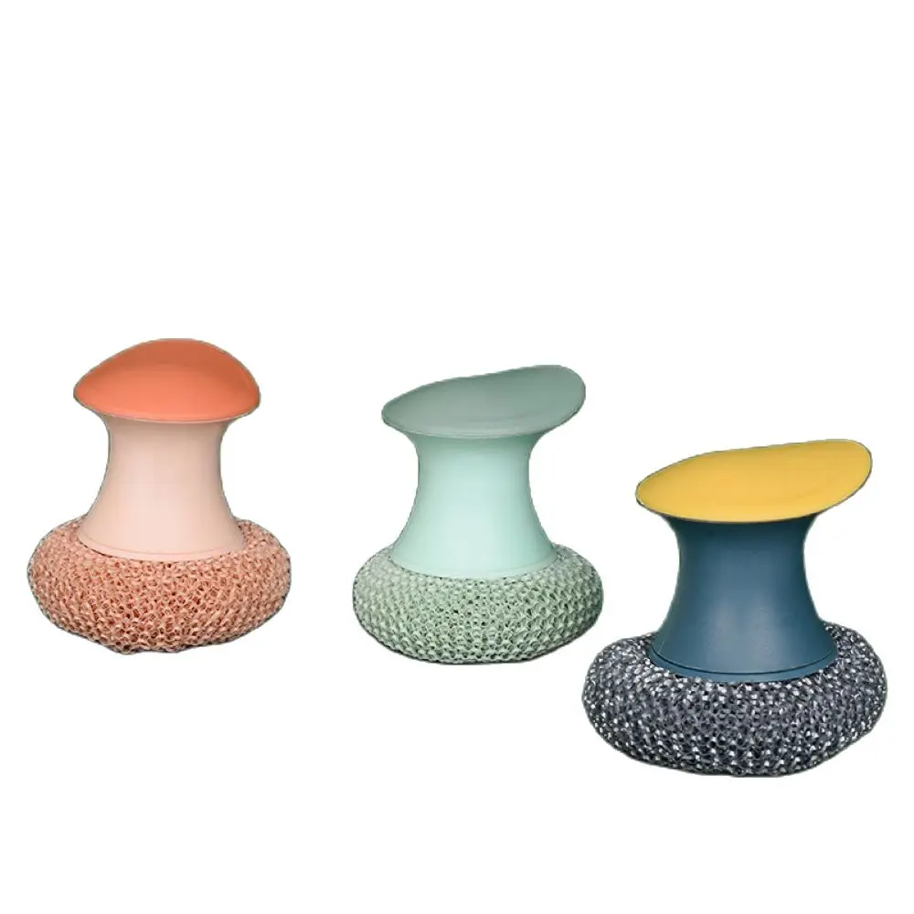 

2 шт., антипригарные чистящие щетки с синей ручкой