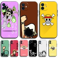 one piece anime funda phone cases for iphone 11 12 pro max 6s 7 8 plus xs max 12 13 mini x xr se 2020 carcasa soft tpu coque