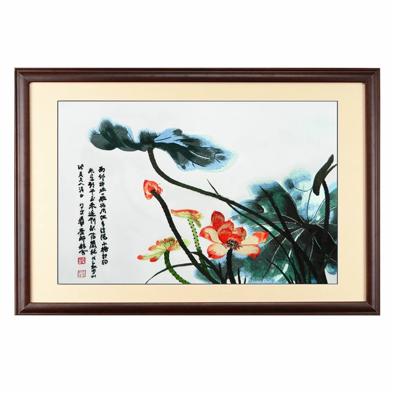 Настенная роспись Сучжоу вышивка свободный рук декор для салона гостиная офис