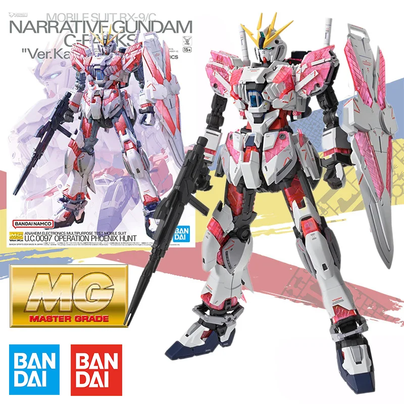 Bandai оригинальная сюжетная игрушечная экшн-фигурка MG 1/100 аниме Сборная модель