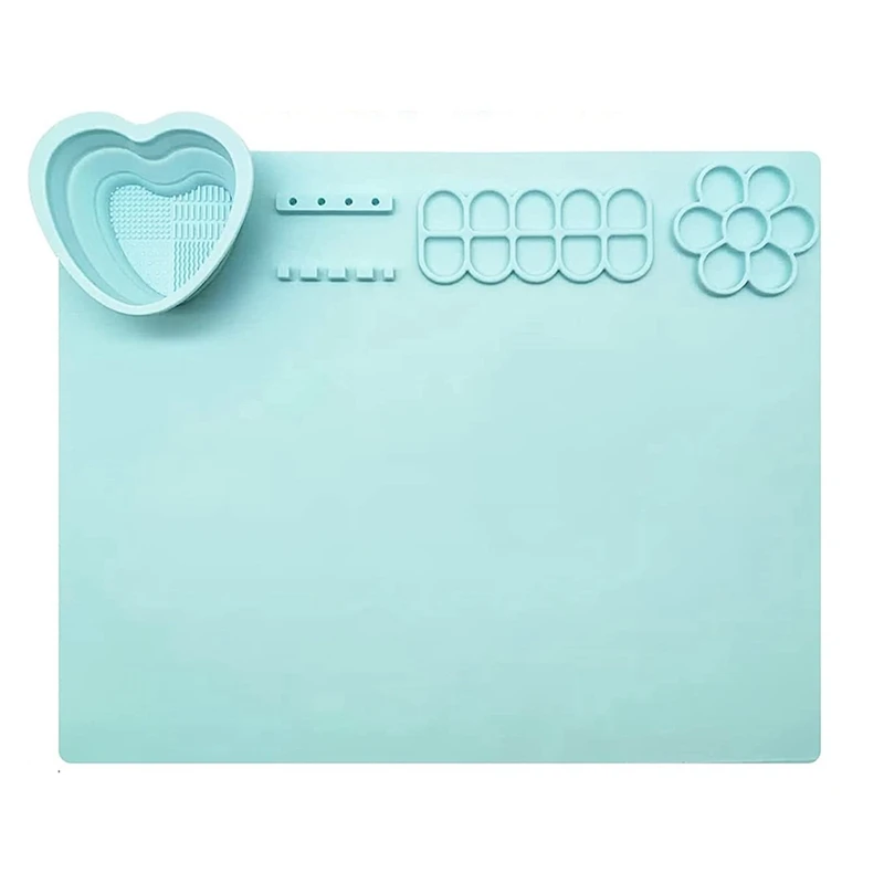 Силиконовый фон 20 дюймов X 16 силиконовый коврик для рисования из смолы с чашкой