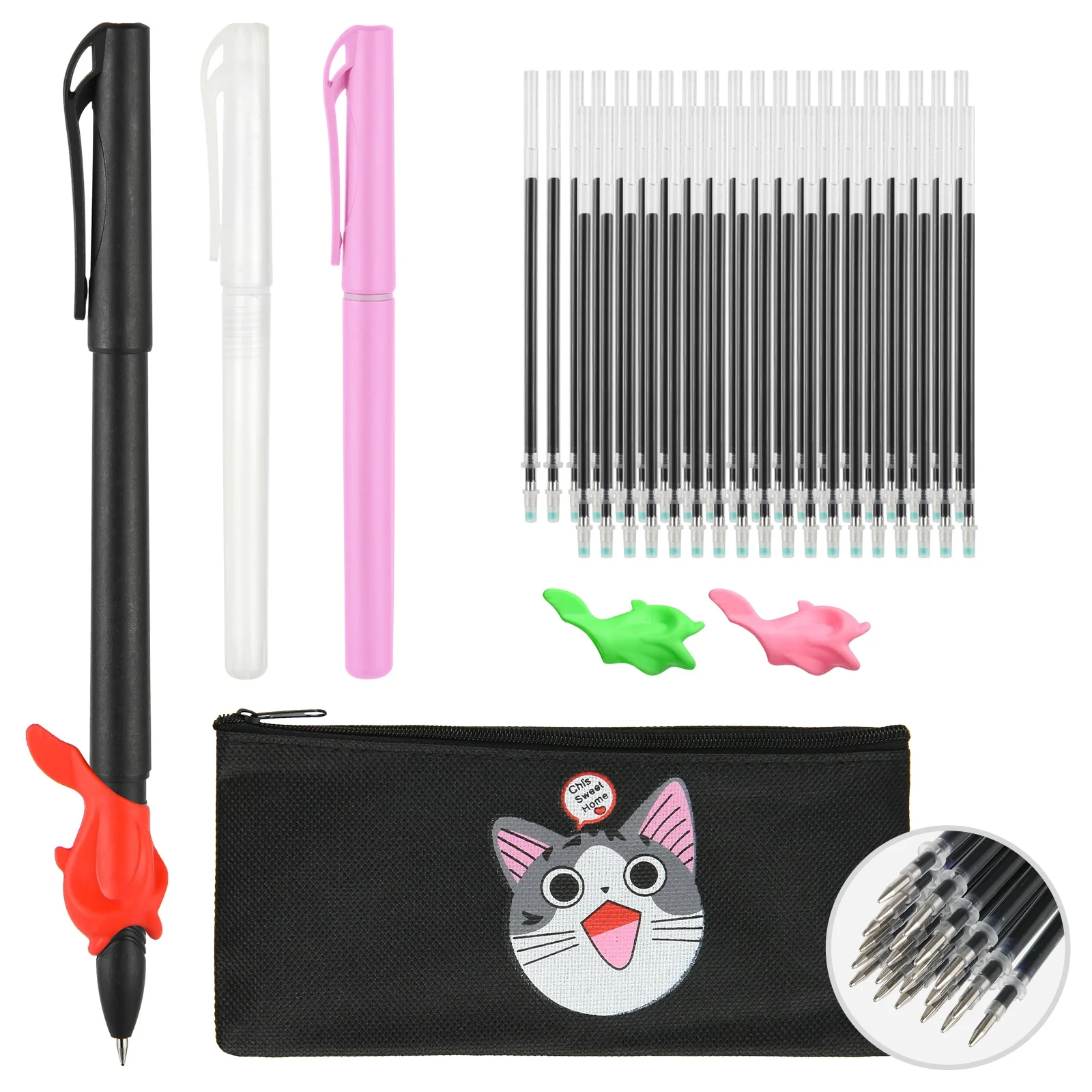 36 шт. автоматический набор для практики исчезающих чернил шариковая ручка