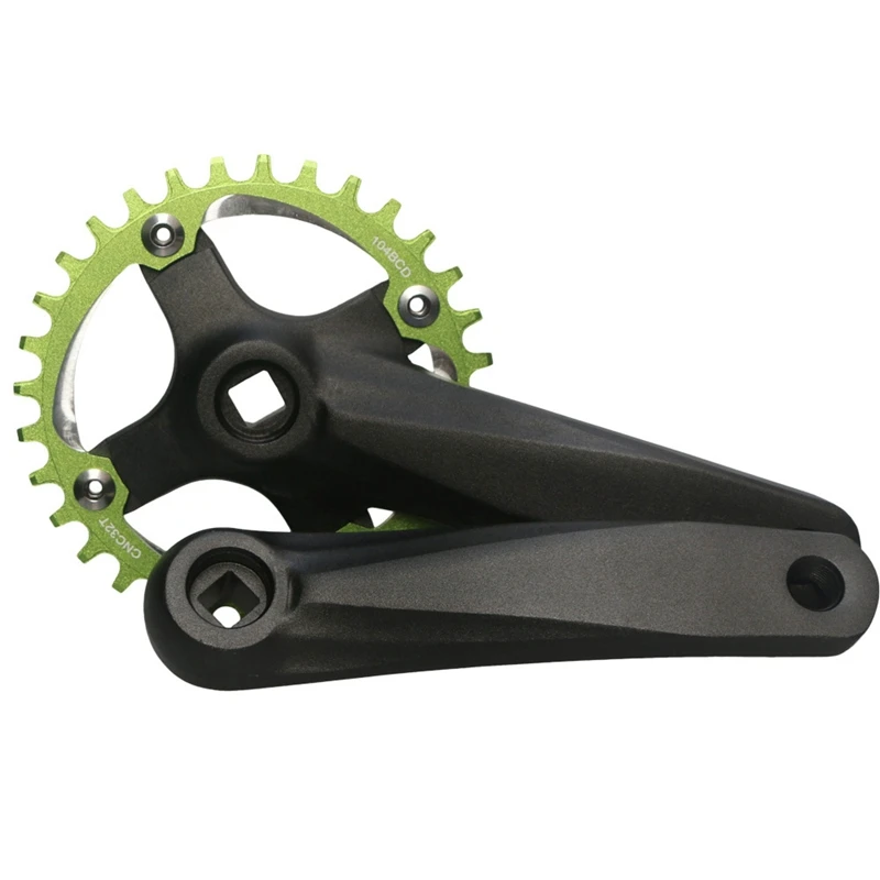 GANOPPER Велосипедный шатун MTB с квадратным отверстием 32T Узкая широкая