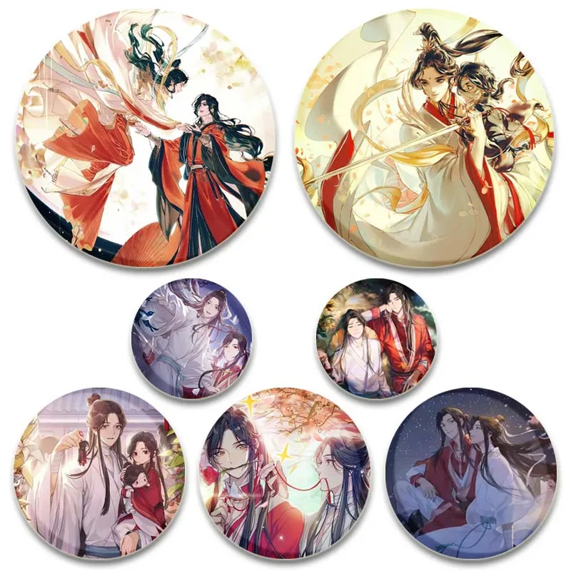 Аниме Tian Guan Ci Fu Hua Cheng Xie Lian мультфильм косплей значок брошь булавка модные