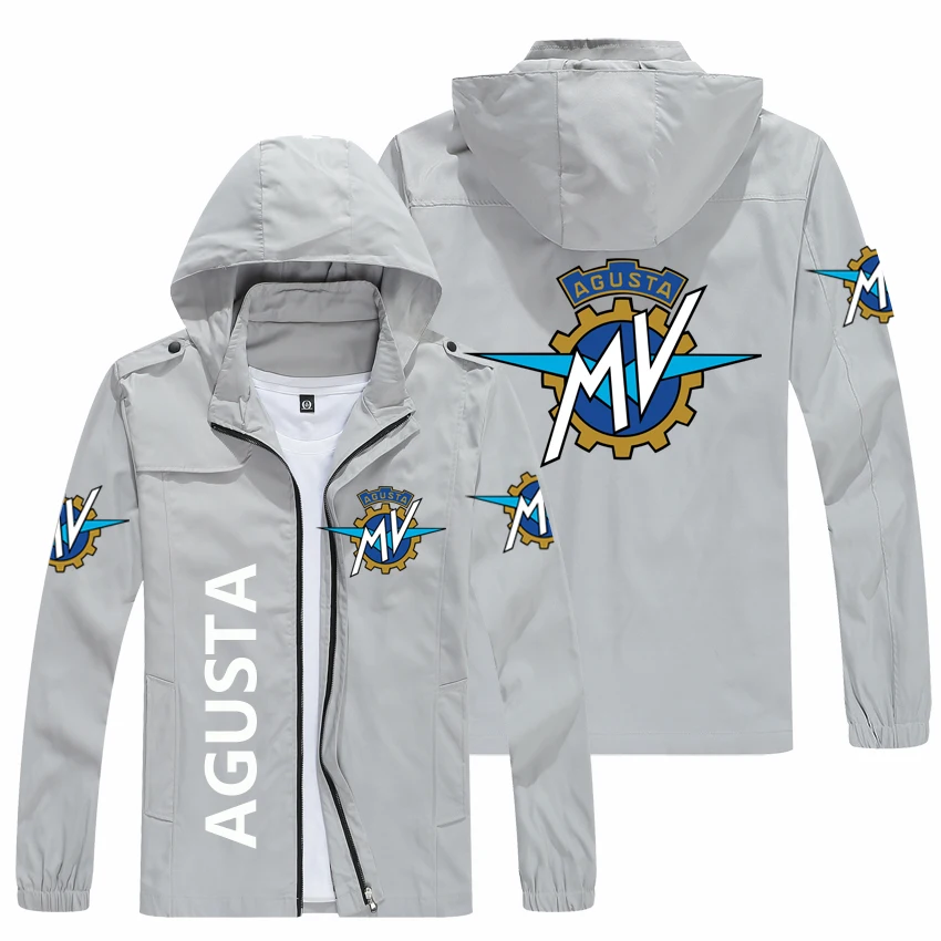 

2022 neue frühling und herbst männer der AGUSTA Logo Hoodie Jacke beliebte druck casual mode lose reiter jacke männer