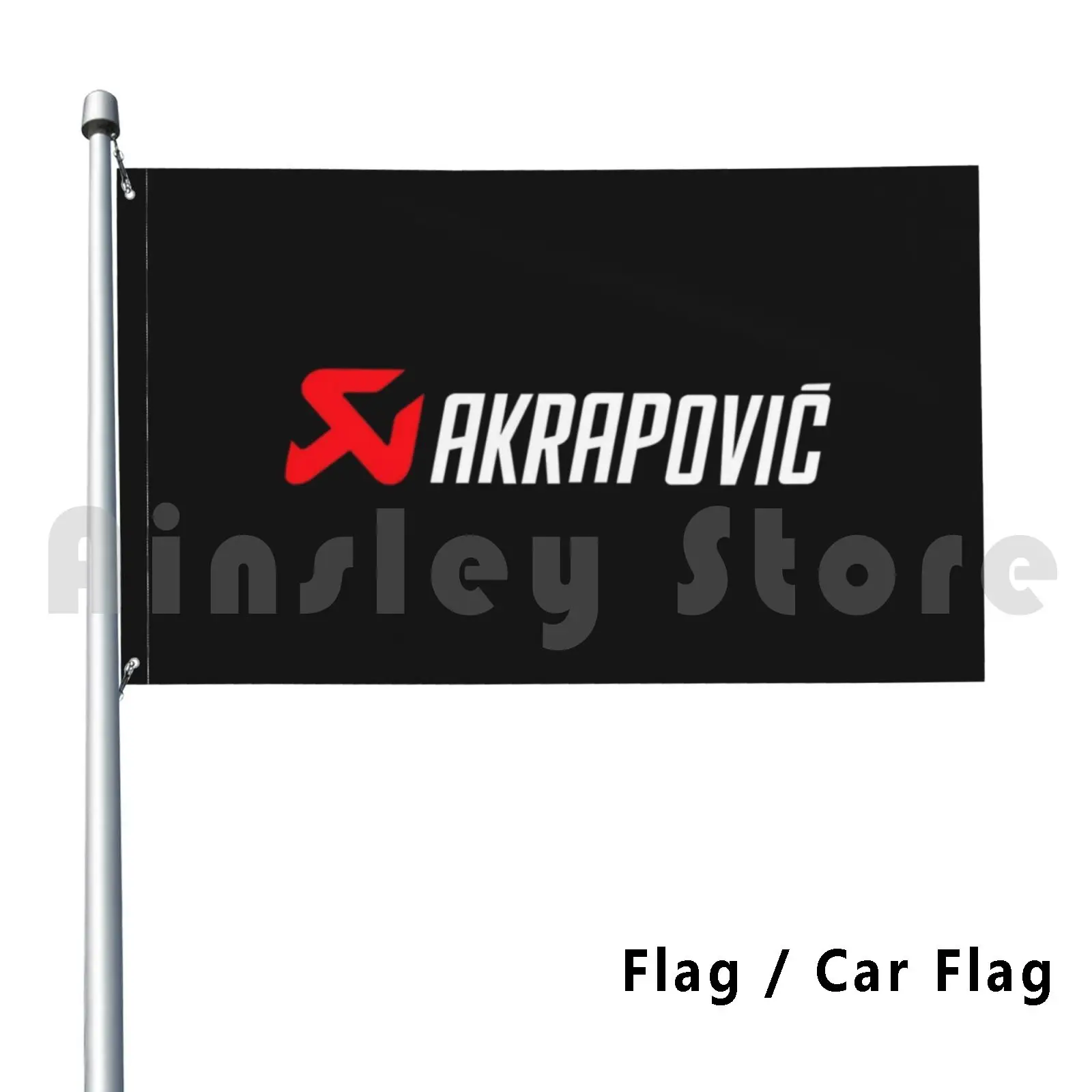 White Logo Fan Art Flag Car Flag Funny Motocross Mx Monster Fox Kawazaki Wp Gopro Fmf Fly