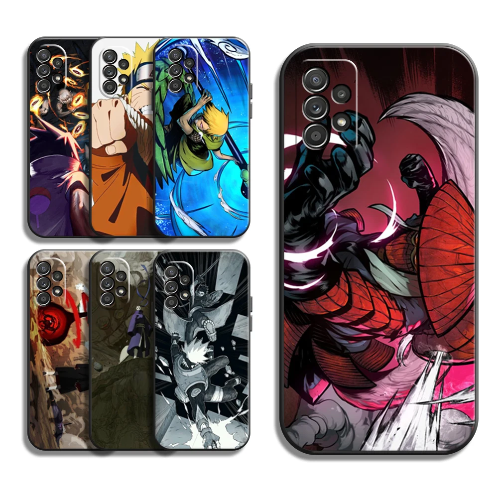 

Naruto Sasuke Anime Cartoon Phone Cases For Samsung S20 FE S20 Lite S8 Plus S9 Plus S10 S10E S10 Lite M11 M12 Back Cover