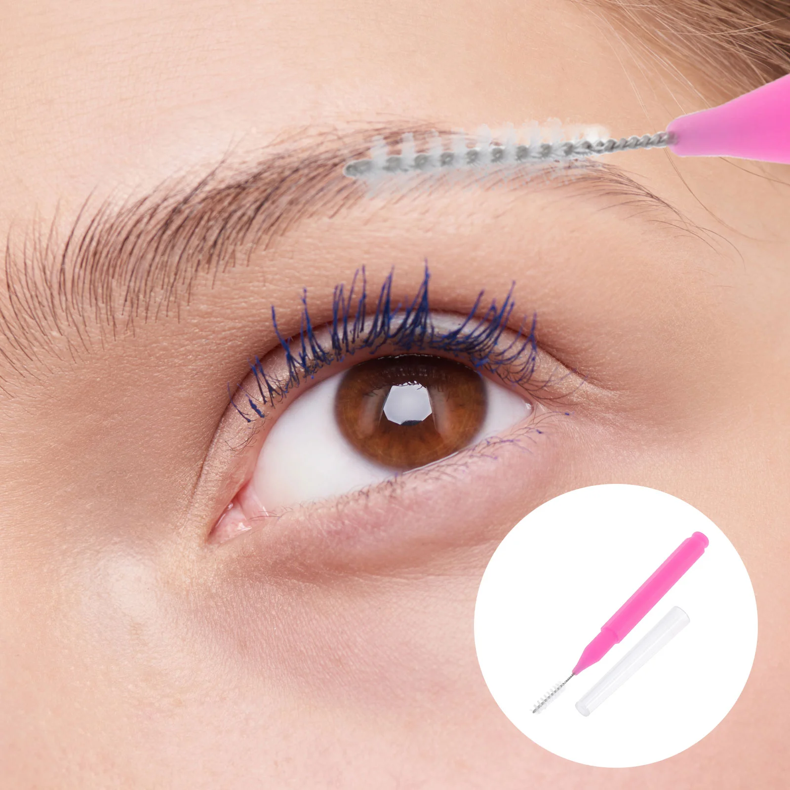 

100 Pcs Lash Tool Interdental Brush Eyelash Brushes Extensions Mascara Cleaning Kit Wands