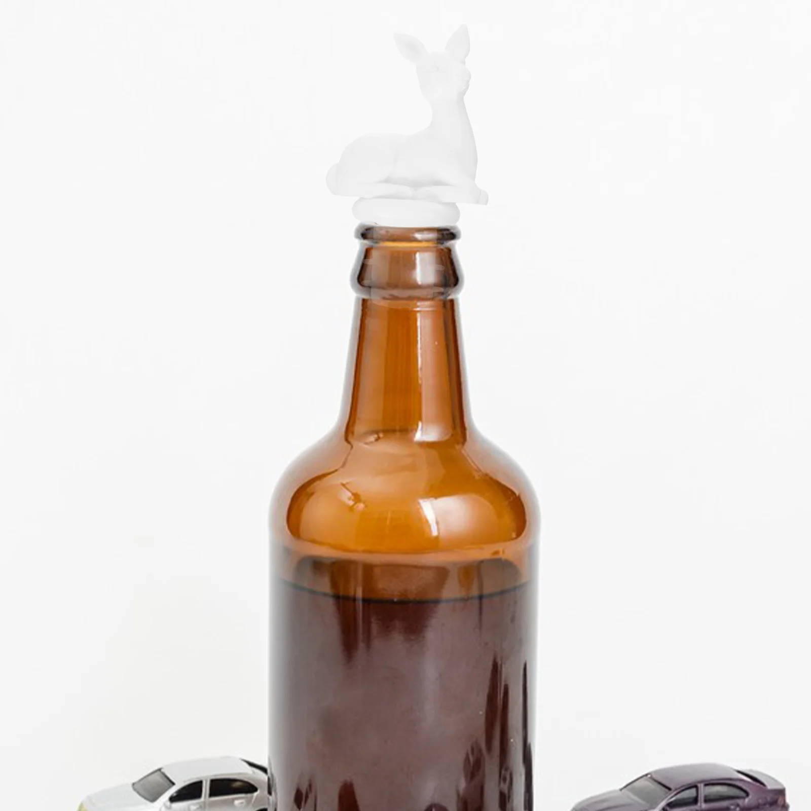 

Saver Stoppers Animal Shape Bottle Plug Bottles Silicone Decorative Caps Sealing