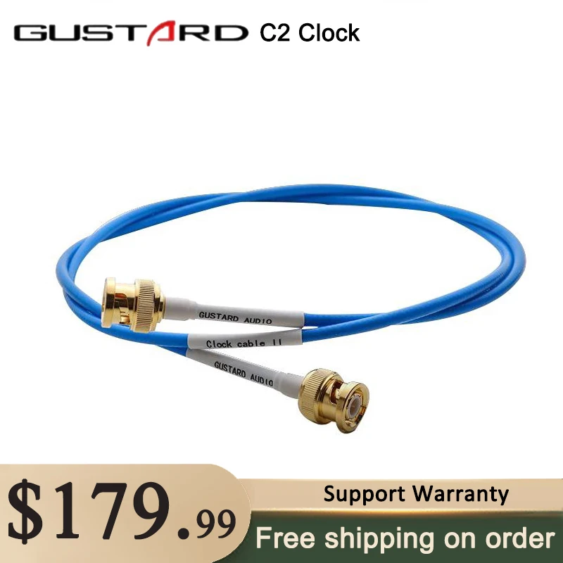 

Цифровой кабель GUSTARD C2 Clock BNC, коаксиальный кабель HiFi