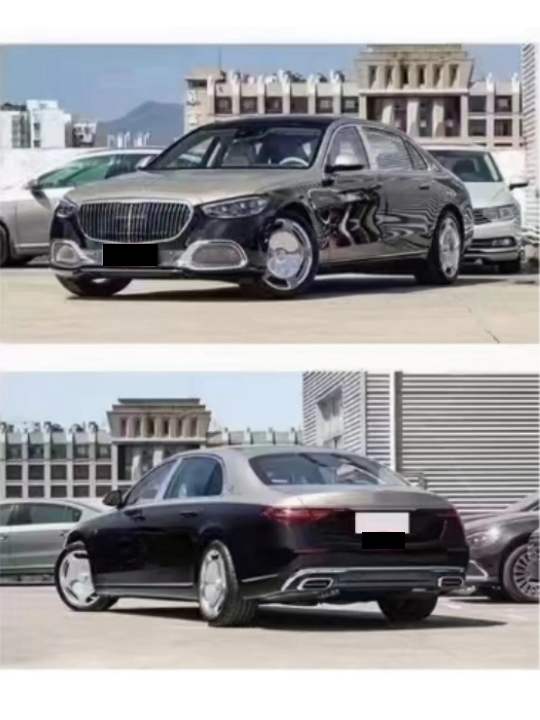 Обвес для Mercedes-Benz S CLASS W221 Обновление до W223 MAYBACH TYPE Передний задний бампер Фара