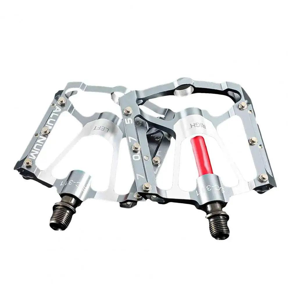 

1Pair Bike Pedals Detachable Non-slip Aluminium Alloy 3 Bearing Ultralight Road Bicycle Pedal Cycling Accessories