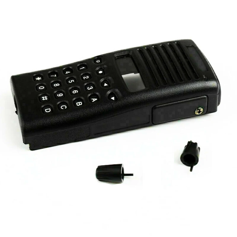 Front Panel Cover Case Housing w/ Volume Channel Knobs Kits for Kenwood TK-378G 278G 388G TK278G TK378G TK388G Radio Repair Kits
