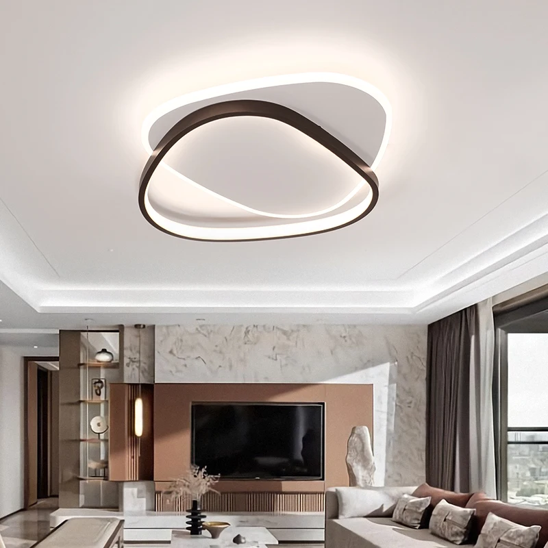  Modern LED Ceiling Light for Living Room Square Celling Chandelier With Remote Control Bedroom Lamp Home Decor Light Fixture