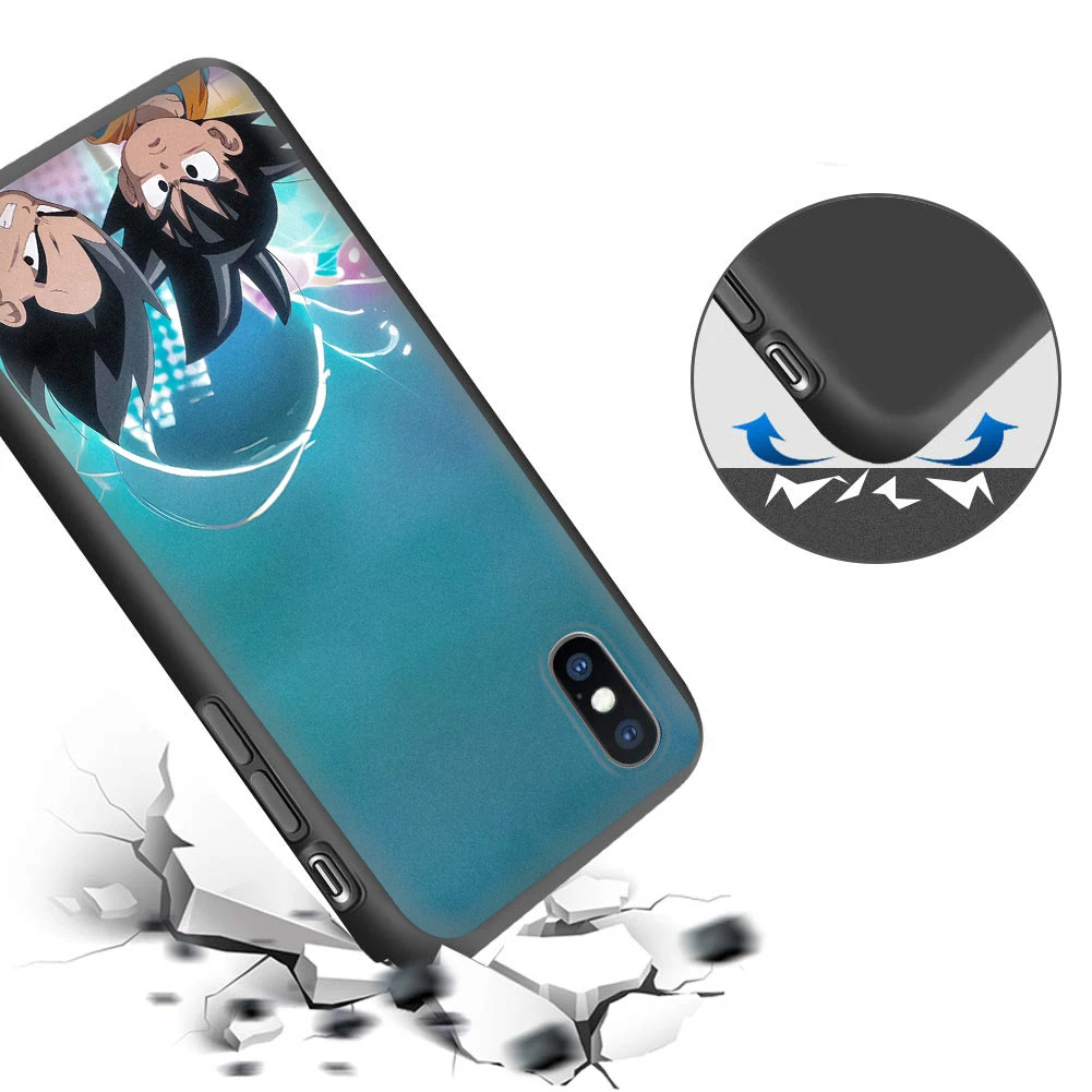 AC40 vegeta Dragons G-Gokus B-Balls Soft Silicone Case for Samsung A5 2017 A6 A7 A8 PLUS 2018 A9 M20 M30 M30S M31 M51 Caver