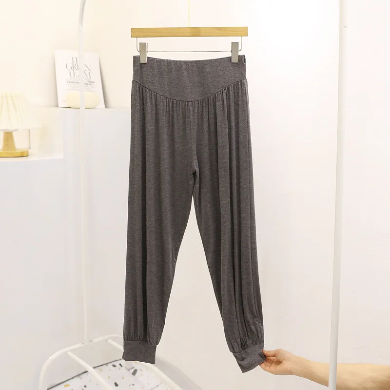 Fdfklak New 2022 Modal Sleep Pants Women Loose Bloomers Home Wear Pajamas Pant Spring Autumn Nightwear Ladie's Trousers