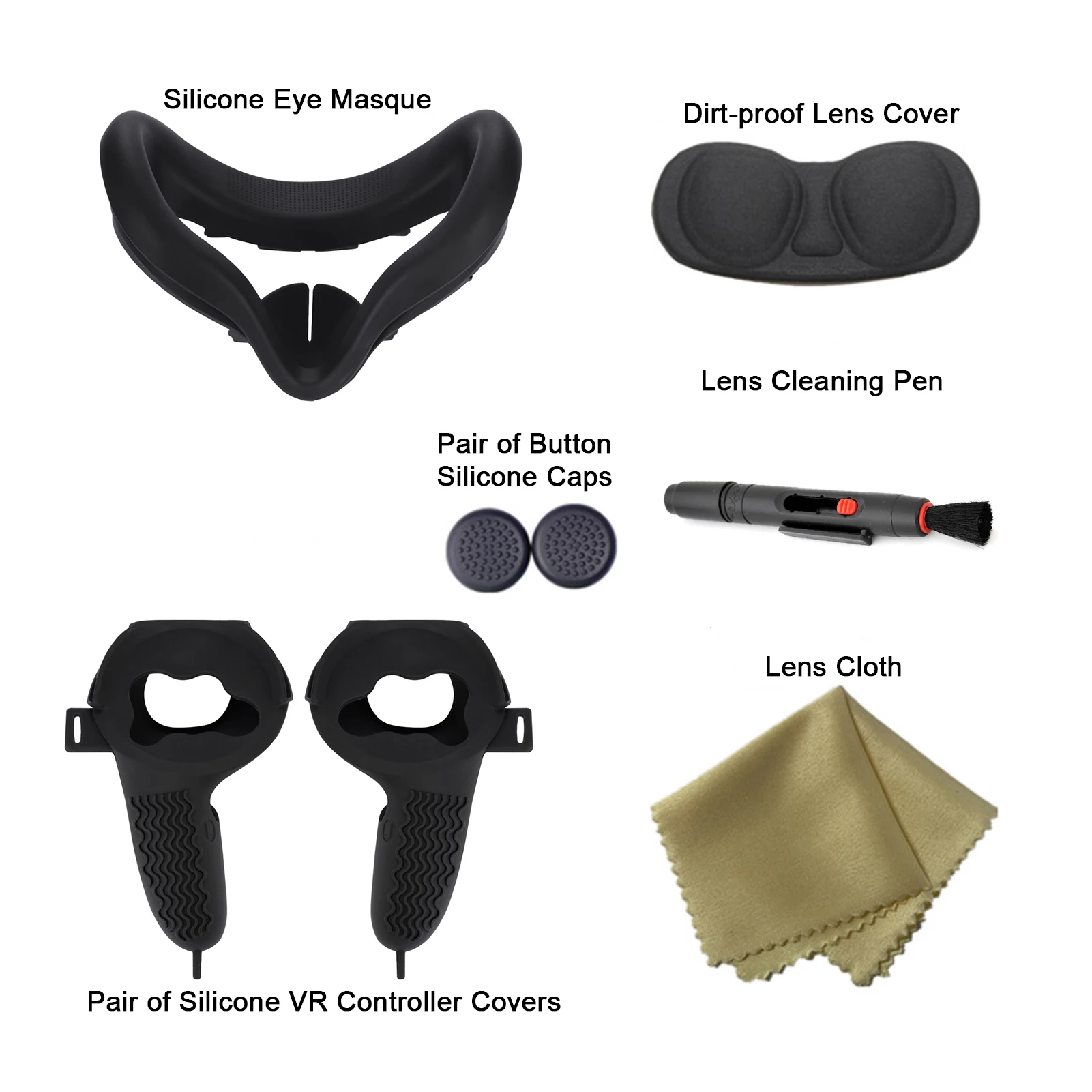 

Набор аксессуаров VR для Oculus Quest 2, защитный чехол с сенсорным контроллером и ручкой, игровые аксессуары