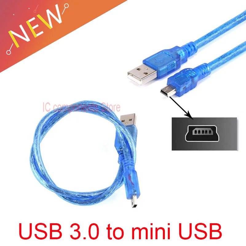 

Разъем USB-провода USB-кабель для arduino Nano 3.0 USB-мини USB для arduino 50 см 100 см