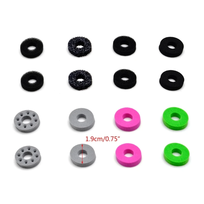 16Pcs Aim Assist Rings Motion Control Rings for PS5-PS4 Switch PRO Game Controller Auxiliary Sponge Ring Precision Rings images - 6