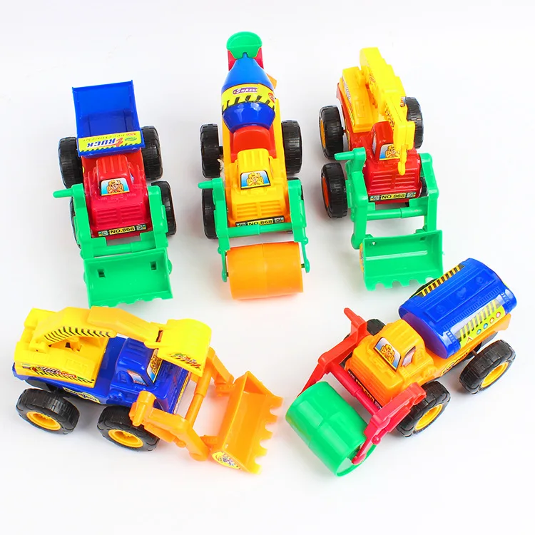 Kid's New Hot Selling Inertia Toy Car Model Inertia Simulation Engineering Car Fire Truck Bulldozer Excavator Toy Boy Toy Gift images - 6