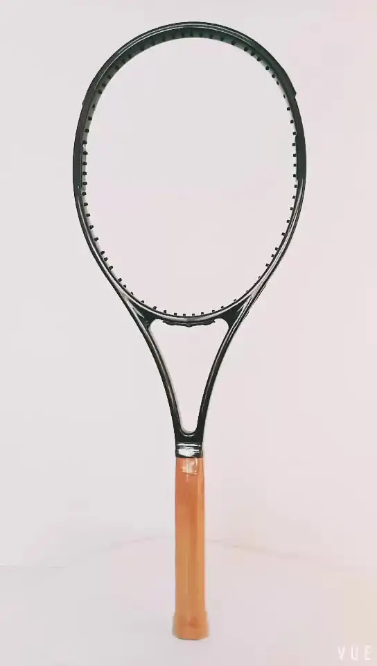 Черная Теннисная ракетка Powerti PS97 Мужская пенопластовая ручка из углеродного