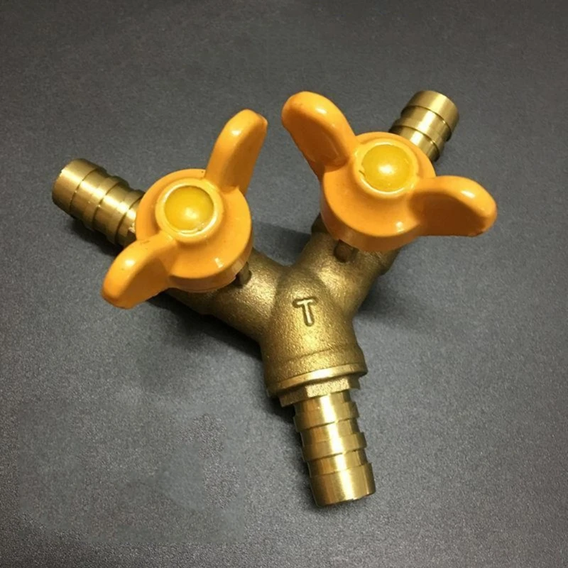 

Convenient Y Splitter Brass Connector for Multiple Tasks Easy Outdoor Watering
