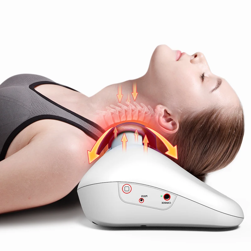 

Electric Heat Neck Pain Relief Neck Relaxer Household Neck Massage Pillow